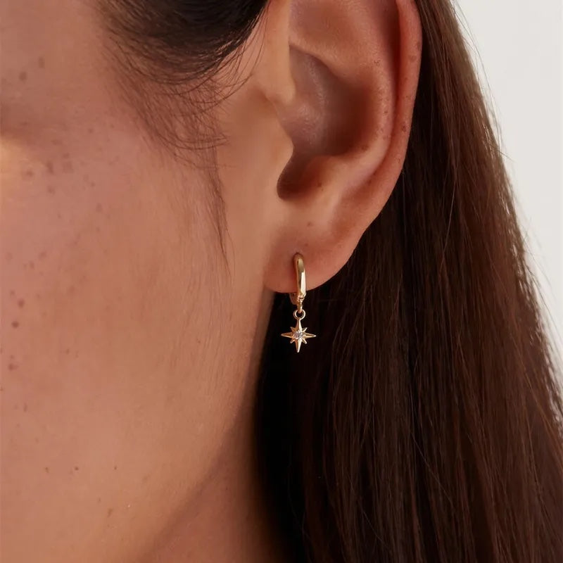 Boucles d'oreille étoiles